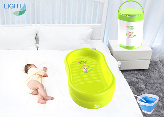 スマートな給湯装置のシャワー セットが付いている非有毒なポリ塩化ビニールの膨脹可能な赤ん坊のたらい