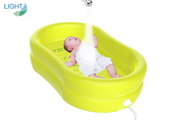 ポリ塩化ビニールの幼児の膨脹可能な赤ん坊のたらいの携帯用新生の折り畳み式のシャワーの洗面器